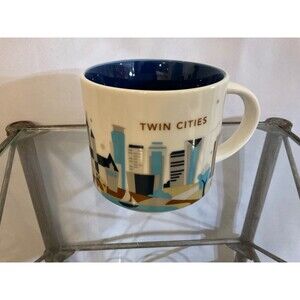 Starbucks  14oz Coffee Mug You Are Here Twin cities 2015